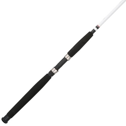 Berkley 8’ Big Game Spinning Rod, Two Piece Surf Rod, 12-30lb Line Rating, Medium Heavy Rod Power, Moderate Fast Action, 1-4 oz. Lure Rating