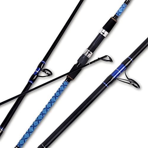 Fiblink Surf Spinning Fishing Rod Carbon Travel Surf Rod 4 Piece Spinning Fishing Rod 10ft